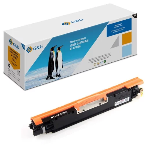 Тонер-картридж G&G NT-CF350A (NT-CF350A) Тонер-картридж G&G NT-CF350A черный 1300 страниц для НР LaserJet Pro Color M176/ 176FN/ M177/ M177FW