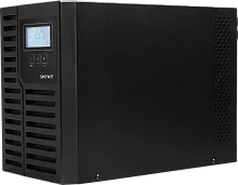 Источник бесперебойного питания SMARTWATT ИБП Онлайн, мощность 1000/ 900 ВА/ Вт, напольный, LCD дисплей, управляемые розетки, Shuko CEE7/ 4 - 1 шт. , IEC13 - 4 шт., встроенные АКБ (UPS XPERT COMBO 1KVA)