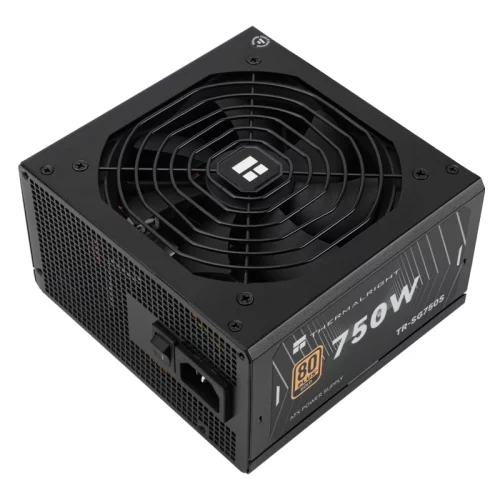 Блок питания 750W/ Power Supply Thermalright, 750W 80+ Gold (ATX, 3.1, PCIe 5.1, Non-modular, 1x24(20+4)pin, 1xCPU 8(4+4)pin, 2xPCIe*2 8(6+2)pin, 5xSATA3, 1x12+4pin (12VHPWR PCIe 5.1 12+4pin 600mm), 3 (TR-SG 750S)