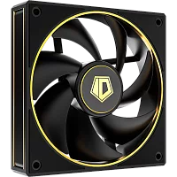 Кулер для корпуса/ Case Cooler ID-COOLING AF-127-GDL (120x120x27mm, 4-pin PWM, 78CFM, 29.9dBA, 2000RPM, Black)