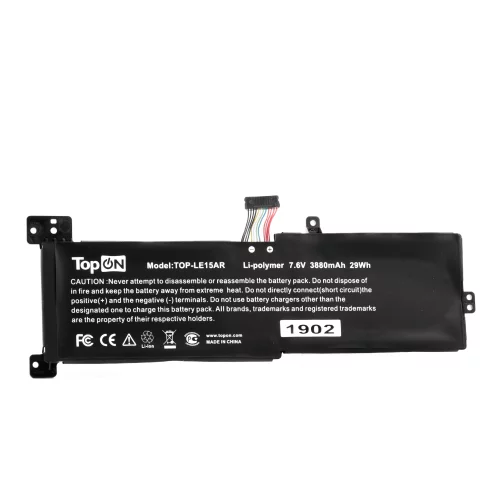 Аккумулятор для ноутбука Lenovo IdeaPad 330-15ARR 8pin 7.6V 3880mAh PN: L17M2PF1 (TOP-LE15AR)