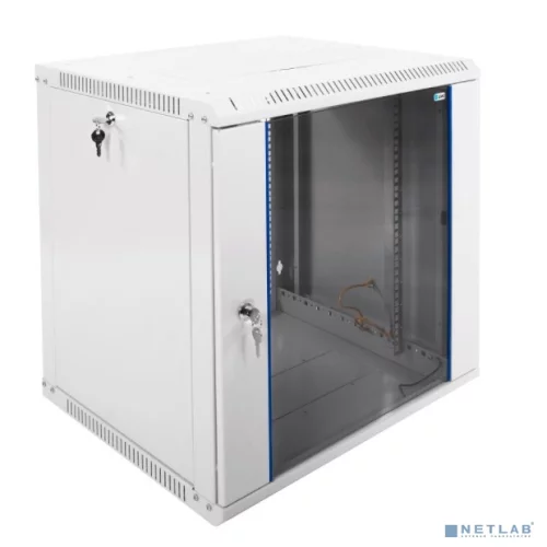 Шкаф телекоммуникационный настенный разборный ЭКОНОМ 12U (600 520) дверь стекло (ШРН-Э-12.500)
