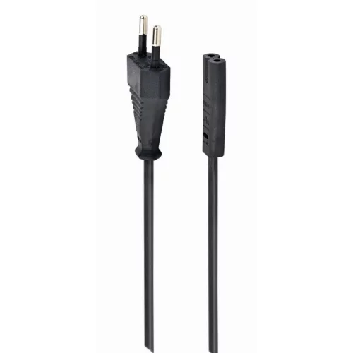 Cablexpert Кабель питания для ноутбуков, аудио/ видео техники 1,8м, VDE, 2-pin, черный, пакет