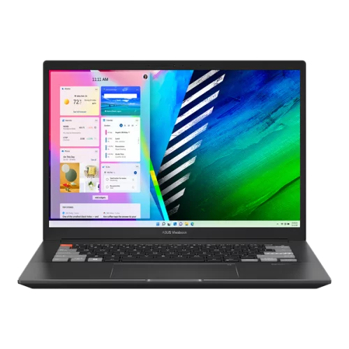 Ноутбук ASUS Vivobook Pro 14 N7400PC-KM227 Core I5-11300H/ 8Gb/ 512Gb SSD/ 14,0 OLED WQXGA+ (2880 x 1800) 90Hz/ RTX 3050 4Gb/ WiFi6/ BT/ FP/ Backlit KB/ NoOS/ 1.4Kg/ COMET GREY/ DIALPAD (90NB0U43-M009B0)