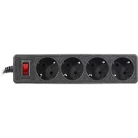 5bites Сетевой фильтр GARDA SP4B-510 4S / 3*0.75MM2 / 1M / BLACK