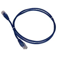 Патч-корд TWT UTP кат. 5e 5 м синий (TWT-45-45-5.0-BL)