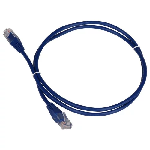 Патч-корд TWT UTP кат. 5e 5 м синий (TWT-45-45-5.0-BL)