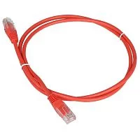 Патч-корд Lanmaster UTP TWT-45-45-0.5-RD 5е 0.5 м красный (TWT-45-45-0.5-RD)