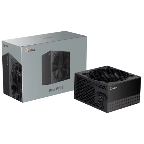 Блок питания 700W Ocypus Beta P700 BK (ATX, APFC, 20+4 pin, 120mm fan, PCI-E 6+2Px2, 3xSATA) (Beta-P700-N1HDBK024X-EU)