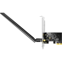 Адаптер Wi-Fi/ AC650 Dual Band Wi-Fi PCIe Adapter, 433Mbps at 5GHz + 200Mbps at 2.4GHz,1 5dBi Antenna, Windows 10/ 11, Dual Brackets, Windows 10/ 11; (WE650)