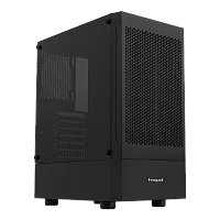 Корпус без блока питания/ Case HSPD M540, Mesh Mid Tower, Black, TG, 0.45 SPCC, no fans, ATX, mATX, mITX, 160/ 300/ 150mm, 2x2.5", 2x3.5", 7xPCI, 1xUSB-A 3.0, 2xUSB-A 2.0, 365x216x405mm (M540-TGBK)
