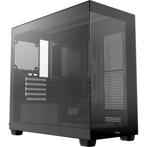 Корпус Компьютер без блока питания/ Case Ocypus Gamma C52 BK, Mini-Tower, TG, no fans, 1xUSB-A 3.0 + 2xUSB 2.0, mATX, mITX Black (GAMMA-C52-BKD000XX-GL)