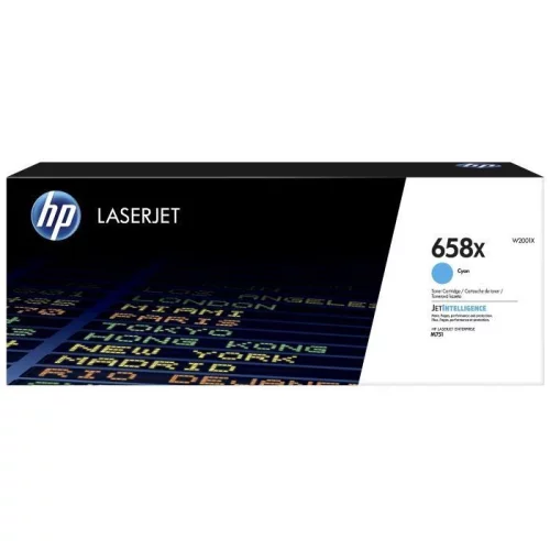 Тонер-картридж/ HP 658X Cyan LaserJet Toner Cartridge (W2001X)