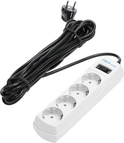 Сетевой фильтр Pilot mini 7м (4 розетки) белый (коробка) (130) (130#!!!)