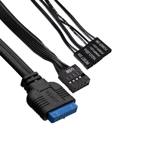 Exegate EX292358RUS Корпус Minitower ExeGate BAA-114U2-AAA400 (mATX, БП AAA400 с вент. 8см, 1*USB+2*USB3.0, аудио, черный) фото 3