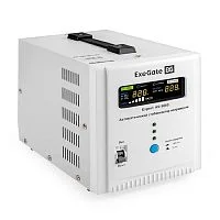 Exegate EX291725RUS Стабилизатор напряжения ExeGate Expert AS-5000 (5000ВА, вход 140...260В, двойная цифр. индикация вход/вых. напряжения, выход 220В±8%, КПД 98%, 5 уровней защиты, метал. корпус, клем