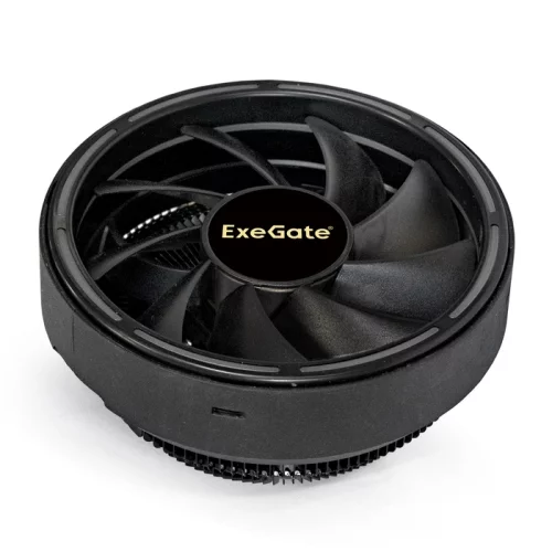 Exegate EX286155RUS Кулер ExeGate Dark Magic EE126A-RGB (Al black coating, LGA775/ 1150/ 1151/ 1155/ 1156/ 1200/ 1700/ AM2/ AM2+/ AM3/ AM3+/ AM4/ FM1/ FM2/ 754/ 939/ 940,TDP100W,Fan 120mm,1800RPM,Hydro bearing,4pin, фото 3