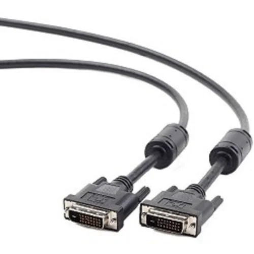 Кабель DVI-D single link Gembird/ Cablexpert , 19M/ 19M, 1.8м, черный, экран, феррит.кольца, пакет (CC-DVI-BK-6)