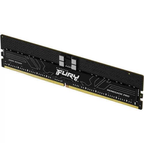 Модуль памяти Kingston OEM 16GB DDR5 6000 FURY Renegade Pro RDIMM Black EXPO ECC Registered DIMM (Single Module) 1RX8 32-38-38 1.35V 288-pin 16Gbit (KF560R32RBE-16||OEM) фото 2