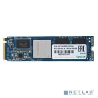 Apacer SSD AS2280Q4 500Gb M.2 2280 PCIe Gen4x4, R4500/ W2500 Mb/ s, 3D TLC, MTBF 1.5M, NVMe, 400TBW, (AP500GAS2280Q4-1)