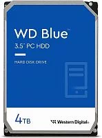 Жесткий диск/ HDD WD SATA3 4TB Blue 5400 RPM 256Mb 1 year warranty (replacement WD40EZAZ,WD40EZRZ, ST4000DM004) (WD40EZAX)