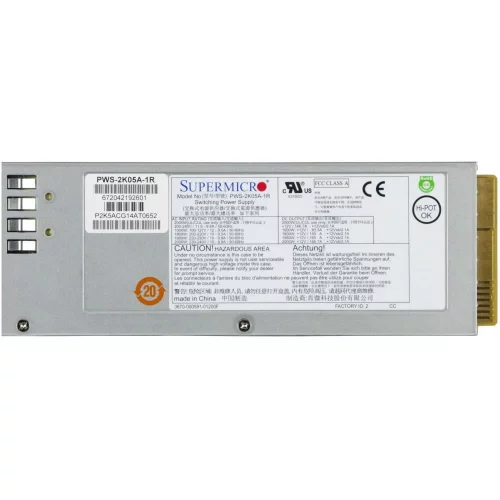 Блок питания Supermicro 2000W (PWS-2K05A-1R) фото 3