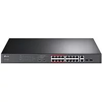 Коммутатор/ JetStream 16-Port 10/100Mbps+2-Port Gigabit Unmana (TL-SL1218MP)