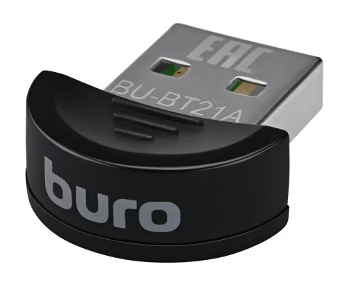 Адаптер USB Buro BU-BT21A BT2.1+EDR class 2 10м черный фото 4