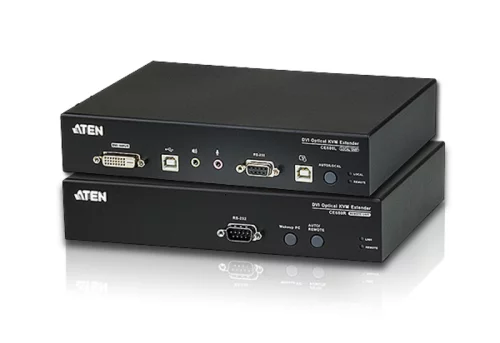 ATEN USB DVI Optical KVM Extender (1920 x 1200@600m) (CE680-AT-G)