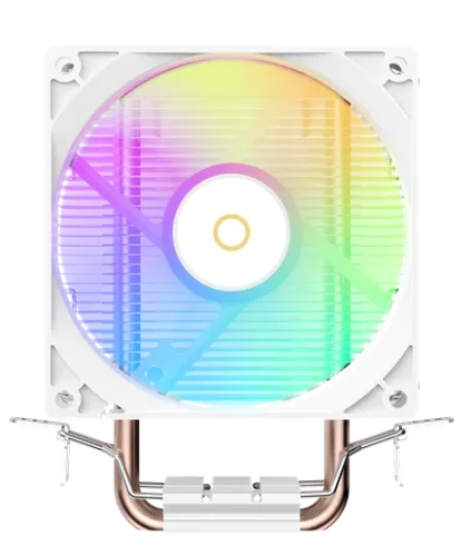 Кулер для процессора Ocypus Gamma A20 WH ARGB, 92mm FARGB FAN, Top FARGB Panel, 2 HEAT PIPES, 3-PIN, 1900 RPM, 21DBA, HYDRO BEARING, LGA115X/1200/1700/18XX, AM4/AM5