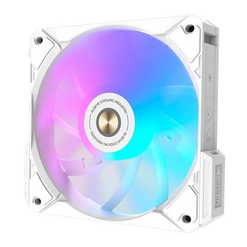Вентилятор в корпус ALSEYE COOLING FAN i12W-K3 White Dimensions: 120 x 120 x 25mm Voltage: DC 12V Current: 0.21A Fan Speed :800-1800±10% Max. Air Flow: 31.18-73.92CFM Max. Air Pressure: 0.56-2.1mmH20 Max. Noise: 20-33. (AS.04.09.0003) фото 4