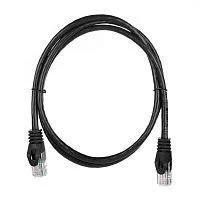 Кабель ACD Патч-корд ACD-LPU5C-10B |ACD-LPU5C-10B| Cat5e UTP 24AWG 4Pair, 7/ 0.18мм CU Черный, 1.0м, (741739)
