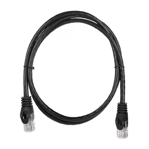 Кабель ACD Патч-корд ACD-LPU5C-10B |ACD-LPU5C-10B| Cat5e UTP 24AWG 4Pair, 7/ 0.18мм CU Черный, 1.0м, (741739)