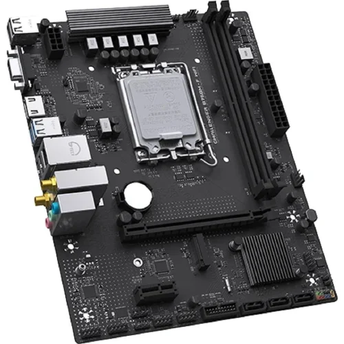 Материнская плата MAXSUN MS-Challenger B760M-F WIFI (MS-CHALLENGER B760M-F WIFI) Материнская плата MAXSUN MS-Challenger B760M-F WIFI (Socket 1700, mATX, 2*DDR4(64Gb), VGA/HDMI, 3xSATA3, 1*M.2,1xPCI-E x16/1xPCI-E x1, 2*USB 2.0, 2*USB 3.2 Gen1, LAN 1*1G, Bluetooth, Wi-Fi 802.11ac, RTL) фото 2