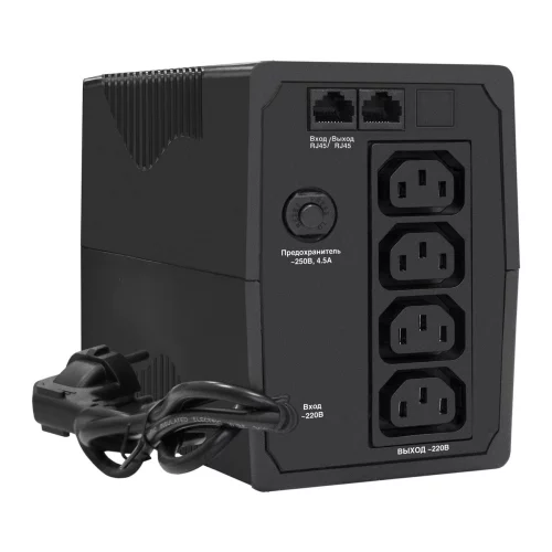 Exegate EP285473RUS ИБП ExeGate Power Back BNB-850.LED.AVR.C13.RJ фото 2