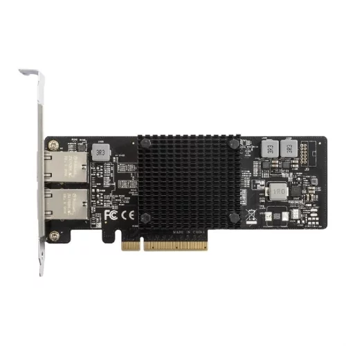 Exegate EX292507RUS Сетевой адаптер ExeGate EXE-X550-T2 (PCI-E x8 v3.0, порты 2xRJ45 (медные), 10Gb/ s (10/ 5/ 2.5/ 1Gb/ s, 100Mb/ s), Server NIC Intel Chipset X550) фото 3