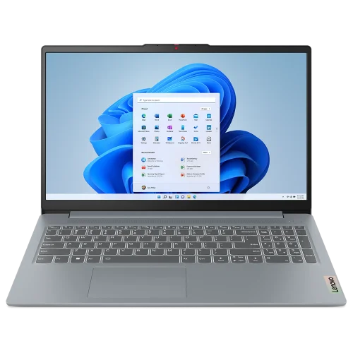 Ноутбук Lenovo IdeaPad Slim 3 15AMN8 AMD Ryzen 5 7520U/ 8Gb (soldered D5)/ SSD512Gb/ UMA/ 15.6/ IPS/ FHD/ 1920x1080/ 60Hz/ NoOS/ Grey/ 1.62kg (82XQ00EKPS)