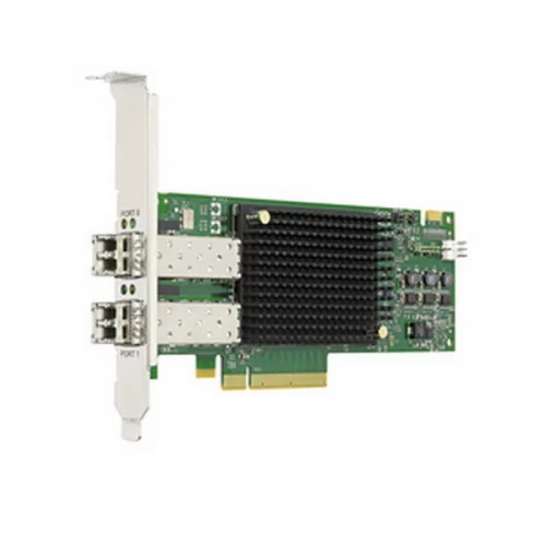 Emulex LPe32002-M2 bulk Gen 6 (32GFC), 2-port, 32Gb/s, PCIe Gen3 x8, трансиверы установлены, LP+FH brackets, OEM