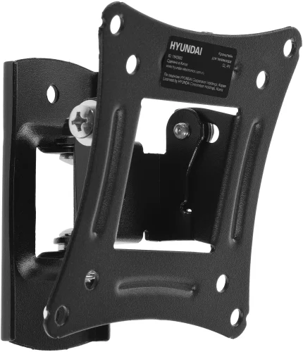 Кронштейн для телевизора Hyundai GL-R1 черный 20-29 макс.15кг настенный поворот и наклон (HMA29FS115BK71)