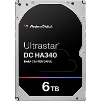 Жесткий диск/ HDD WD SATA Server 6Tb Ultrastar DC HA340 7200 6Gb/ s 256MB 1 year warranty (replacement HUS726T6TALE6L4, MG10ADA600E, MG08ADA600E, ST6000NM019B) (WUS721206BLE6L4)