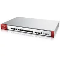 Межсетевой экран/ ZYXEL ZyWALL ATP700 Firewall, Rack, 12 Configurable (LAN / WAN) GE, 2xSFP, 2xUSB3.0, AP Controller (8/264) Ports, Device HA Pro, Sandbox, and Botnet Filter, 1 Year Gold Subscription (Full UTM -functiona (ATP700-RU0102F)