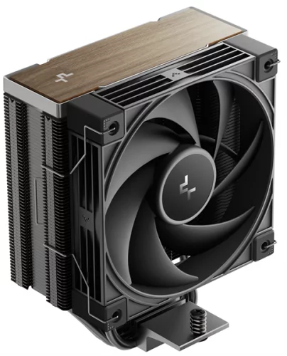 Кулер для процессора DEEPCOOL AK400 G2 LGA1851/1700/1200/115X/AM5/AM4 (12шт/кор, TDP 220W, PWM, Fan 120mm, 4 тепл. Трубки, Wood-grain top cover, черный) RET (R-AK400G2-BKNNMN-GJD)