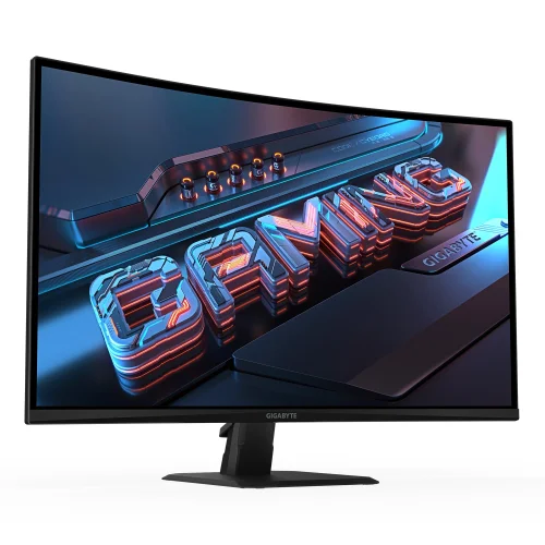 Монитор Gigabyte 31.5 Монитор Gigabyte 31.5 GS32QCA EU Black {VA Curved 2560x1440 180Hz 1ms 3500:1 2xHDMI2.0 DisplayPort1.4} фото 3