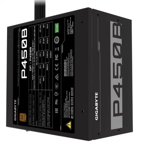 Блок питания GIGABYTE GP-P450B, 450W, ATX 12V v2.31, 120mm fan, APFC, 80 Plus Bronze фото 3
