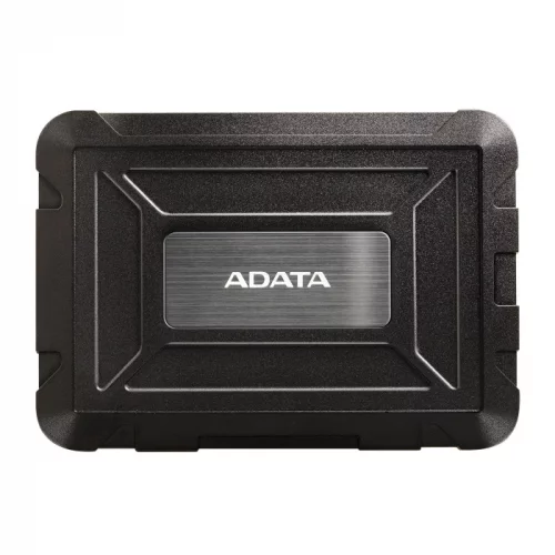 Внешний корпус A-DATA ED600 для HDD/SSD 2.5 SATA, USB 3.1, противоударный, черный (AED600U31-CBK)