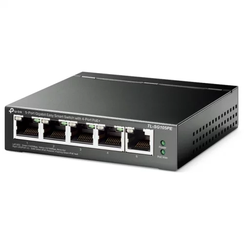 Коммутатор TP-Link Easy Smart TL-SG105PE 5x RJ-45 (TL-SG105PE) фото 2