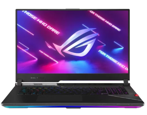 Ноутбук/ ASUS ROG G733ZX-LL026W 17.3(2560x1440 (матовый, 240Hz, 3ms) IPS)/Intel Core i9 12900H(2.5Ghz)/32768Mb/2TbPCISSDGb/noDVD/Ext:nVidia GeForce RTX3080Ti(16384Mb)/BT/WiFi/90WHr/war 1y/2.9kg/Off Black/W11 +  +Keystone+2Customizable Armor Caps