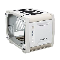 Корпус без блока питания/ Case InWin Explorer, Mini-Tower, TG, 3x120mm ARGB, 2xUSB-A 3.0 + 1xUSB-C 3.2, mITX Bone White (IW-CS-EXPLORER-BWHI)
