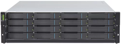 EonStor GS 4000 Gen2 2U/ 25bay,dual redundant 4x12Gb/ s SAS EXP,8x10Gbe/ iSCSI(SFP+)+4xhost board,4x4Gb,2x(PSU+FanModule),2x(SuperCap.+Flash module),25xdrive trays,1xRackmount Kit (GS 4025R2CBF-D) (GS4025R02CBFD-8U32)