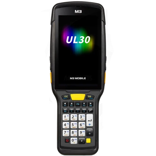 Терминал сбора данных M3 Mobile UL30F Android 14.0 GMS, HD, 802.11 a/ b/ g/ n/ ac/ ax, SE4770, Rear Camera, BT5.3, NFC(HF), 8G/ 12G, 28K, 6700mAh Bat for low temperature & Bullet Proof Film, Hand Strap. Req CRD&PWR (U30F0E-U2RFRS-HF)